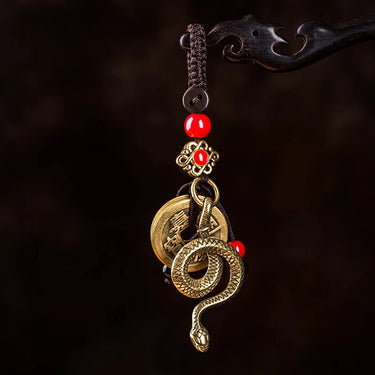 Porte-clés Serpent Doré